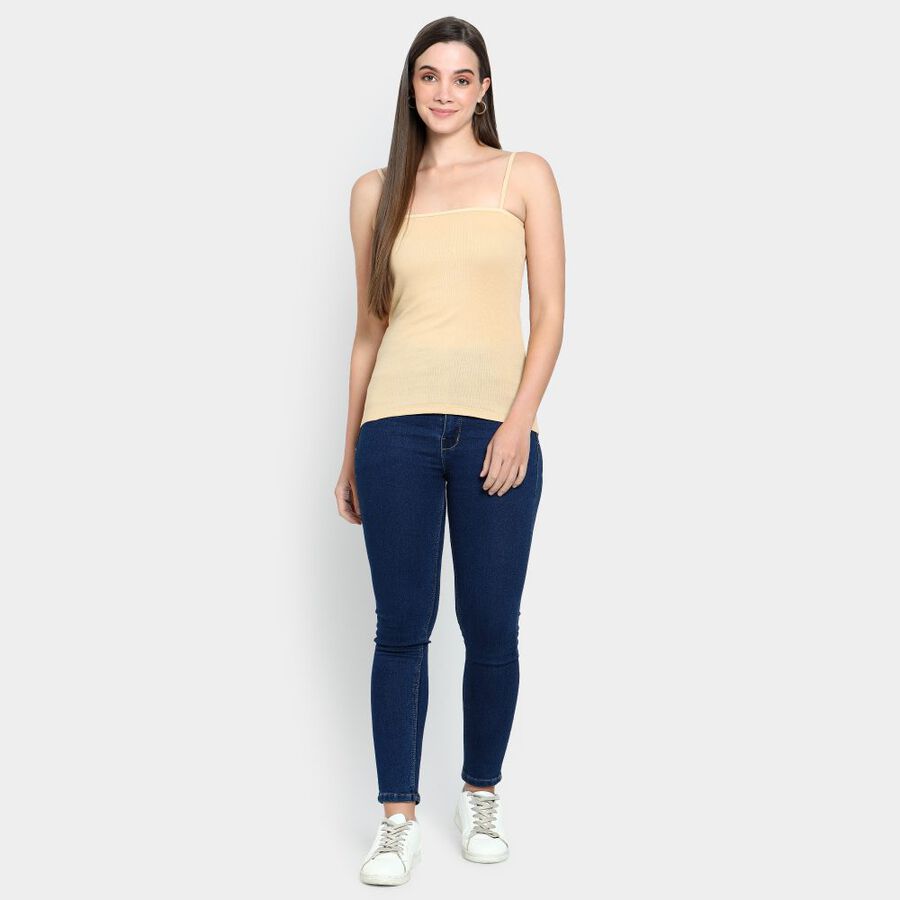 Ladies' Cotton Slips, Beige, large image number null